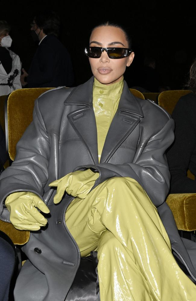 Kim Kardashian attended Prada’s runway show in Milan last week. Picture: Getty Images