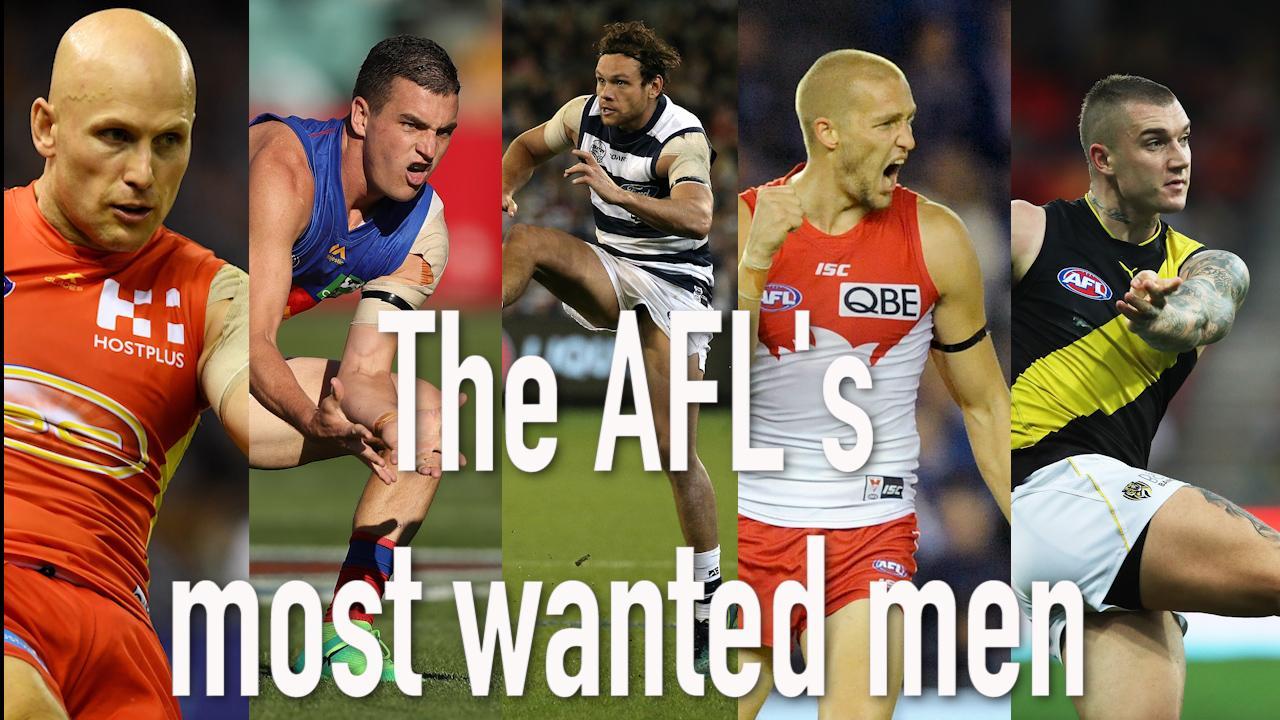 The AFL's most wanted men  