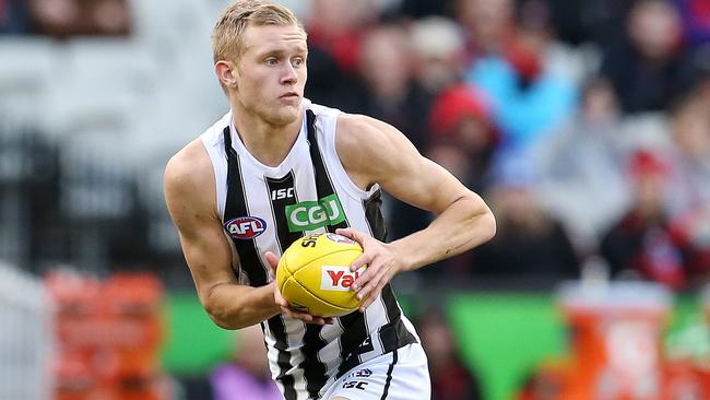 Jaidyn Stephenson had a brilliant year for the Magpies. Picture: Michael Klein