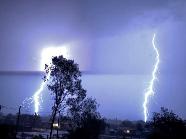 SOCIAL MEDIA IMAGE DISCUSS USE WITH YOUR EDITOR - Lighting over Plainland during a storm.