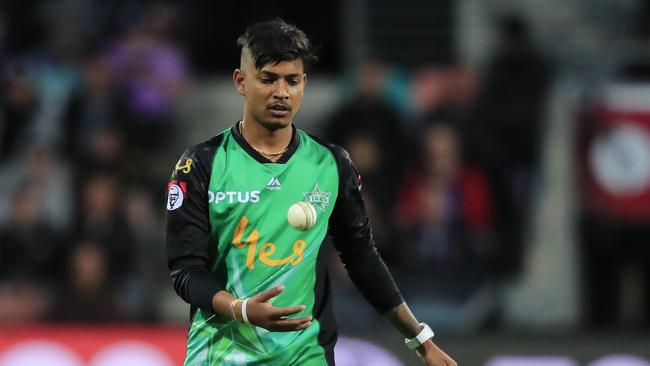 Sandeep Lamichhane of the Stars was a sensation