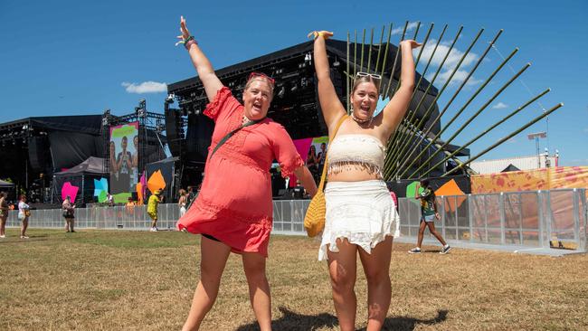 Natalia Mundy and Shenaya Mundy-Kemp at the 2024 edition of BASSINTHEGRASS. Picture: Pema Tamang Pakhrin