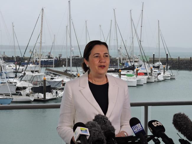 Premier Annastacia Palaszczuk at Hervey Bay Boat Club.