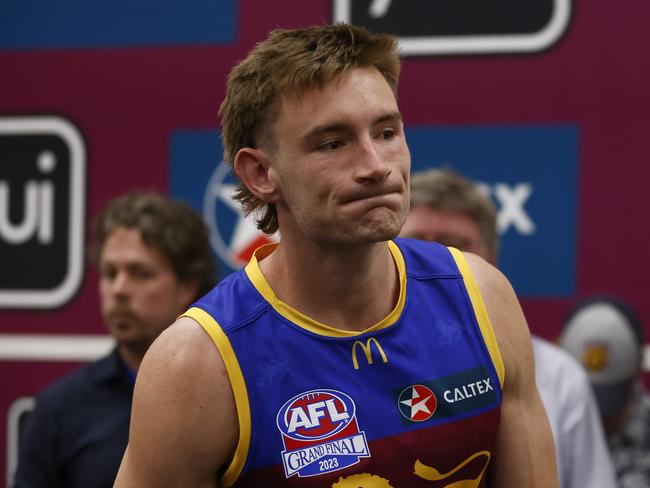 Harris Andrews has been named Brisbane’s best and fairest player for 2023. Picture: Daniel Pockett/AFL Photos/via Getty Images