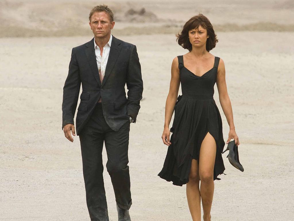 Daniel Craig and Olga Kurylenko in Quantum of Solace.
