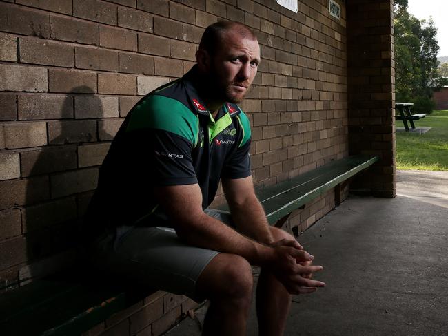 Australian sevens captain James Stannard was forced to retire. Picture: Toby Zerna