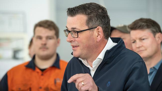 Premier Daniel Andrews visited The Gordon ahead of the election. Picture: Brad Fleet