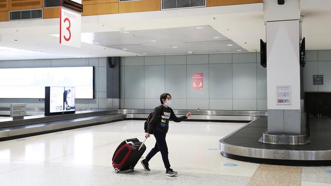 An almost empty Melbourne Airport. Picture: Getty Images