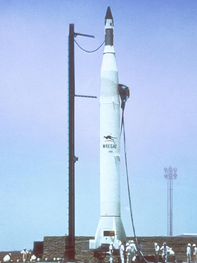 Fifty years ago SA launched Australia’s first satellite, WRESAT. Picture: National Archives of Australia