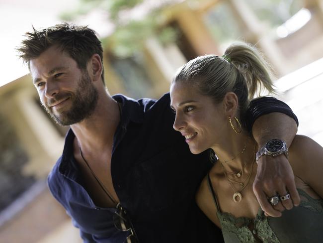 Chris Hemsworth and Elsa Pataky in the Barossa Valley at Jacob’s Creek: Picture: Cristian Prieto