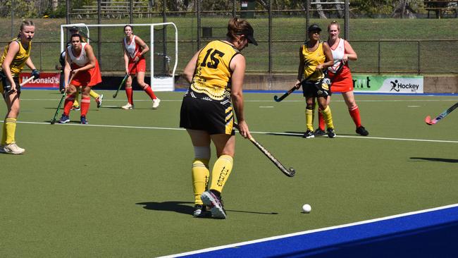 Photos from Darwin B-grade hockey grand final day. Picture: Darcy Jennings.