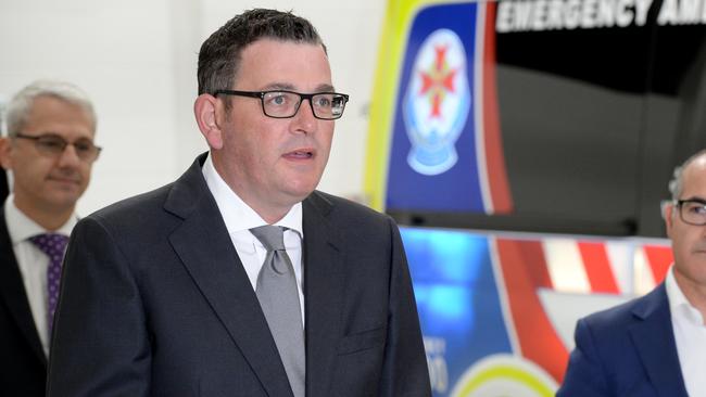 Victorian Premier Daniel Andrews has suffered a serious back surgery but will not need future in the immediate future. Picture: Andrew Henshaw