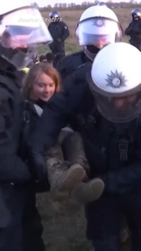 Police detain Greta Thunberg at German coal mine protest