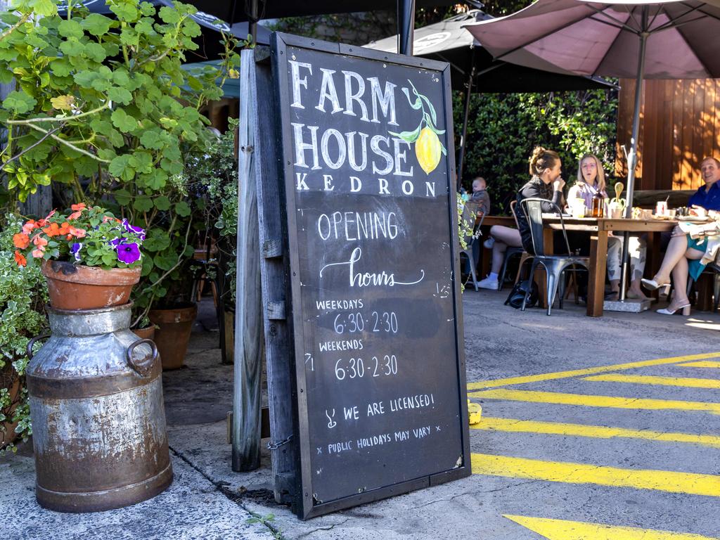 The award-winning Farmhouse Cafe in Kedron. Picture: Richard Walker