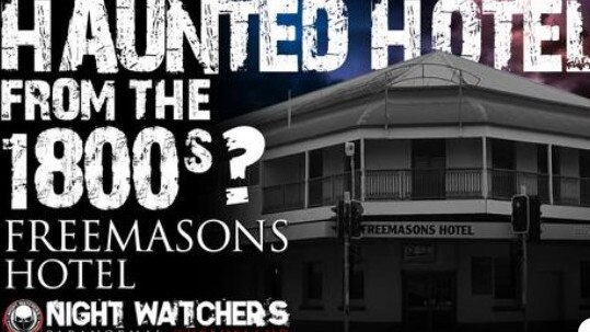 Night Watchers Paranormal first investigated the Freemasons Hotel in Gympie in early 2023, and posted their video on YouTube. Photo: YouTube thumbnail