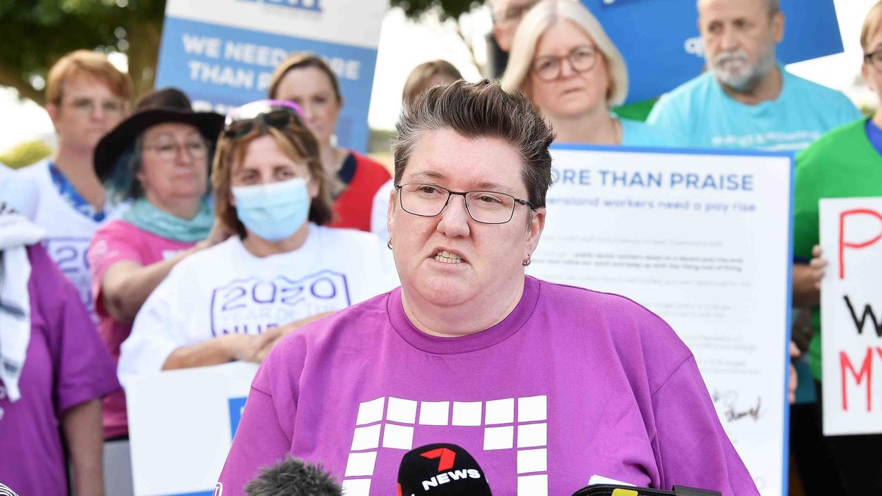 Queensland Nurses and Midwives state secretary Sarah Beaman. Photo: Patrick Woods.