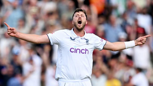 Ollie Robinson’s sledging missed the mark. Picture: Shaun Botterill/Getty Images