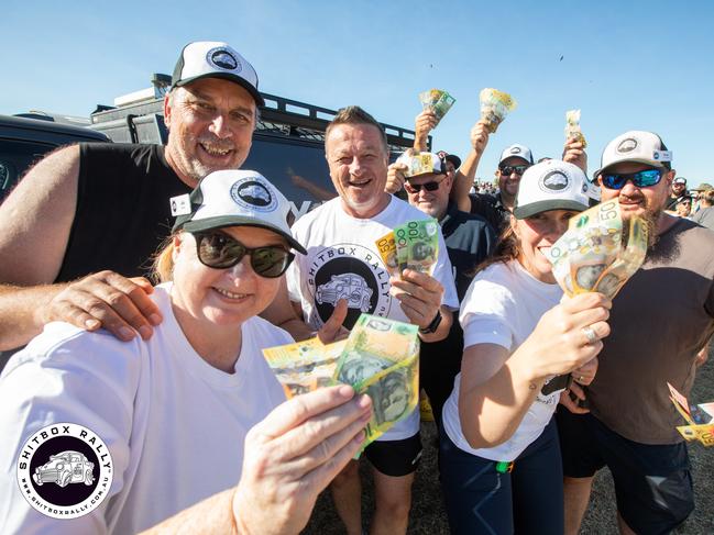 Day 7: Hughenden to Townsville — These guys are all ready for the auction. Photo: BOX RALLIES