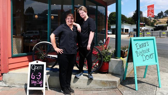 Janine Bastick and Ellie Edge at Eleanor's Bakhouse in Dover. Picture: NIKKI DAVIS-JONES