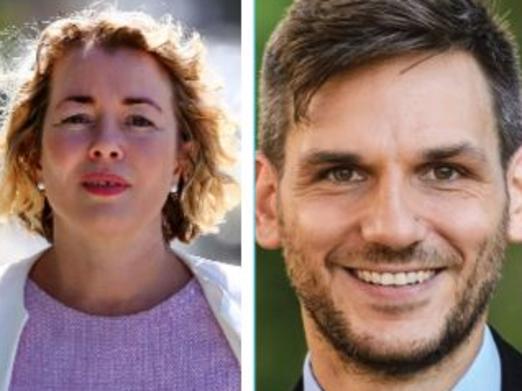 LNP frontbencher Scott Emerson (left) has conceded defeat in Maiwar, with only Labor candidate Ali King centre) and The Greens' Michael Berkman (right) still in contention.