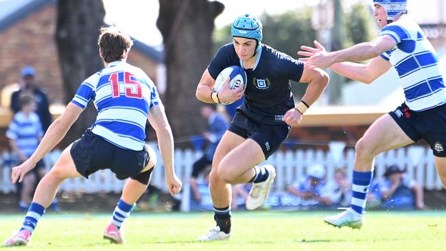 GPS First XV rugby between Nudgee College and Brisbane Grammar School. Saturday August 3, 2024. Picture, John Gass