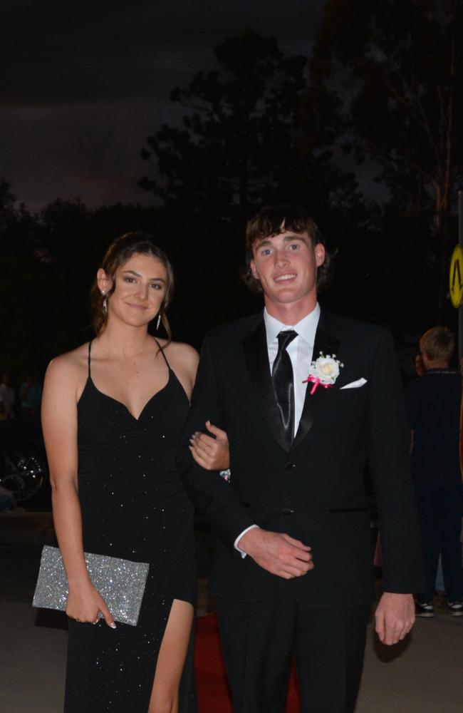 Hally Mutch and Paddy Denny at Assumption College's year 12 formal on April 22, 2025. Photo: Jessica Klein