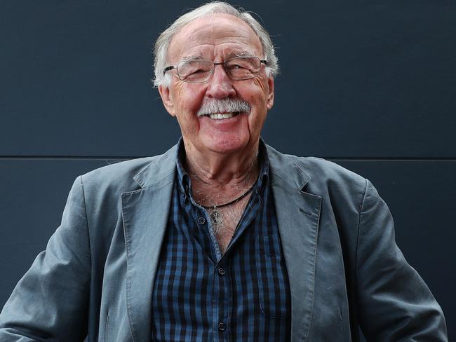 21/11/18: Author, journalist and television presenter, George Negus at Surry Hills, Sydney. He is recording a podcast for The Australian's media section. John Feder/The Australian.