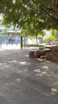 Burnout in Lake Street Cairns