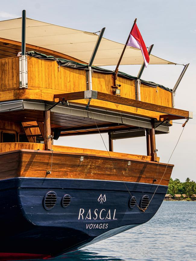 The design cues for Rebel come from traditional Sulawesi trade vessels. Photography: Chris Schalkx.