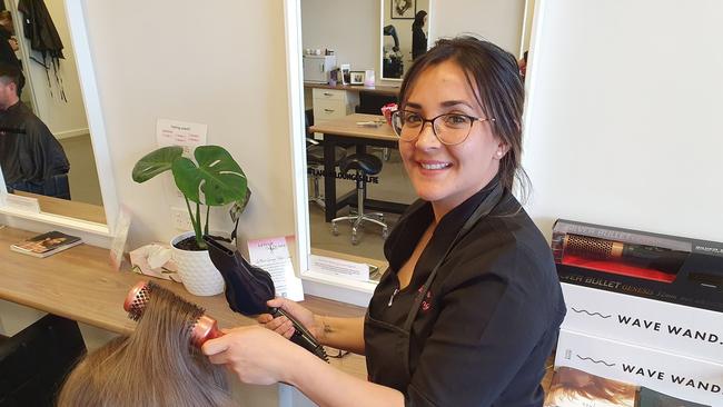 Dahlia West came in third in the NT News’ search for the Territory’s favourite hairdresser.