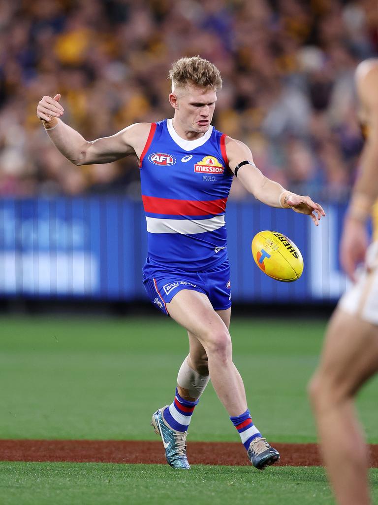 AFL preseason 2025 Western Bulldogs match simulation notes, Liam