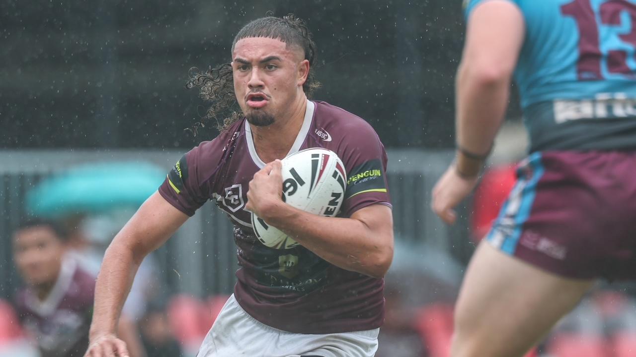 Tupou Francis playing in the Connell Cup Grand Final - he was promoted into the U19 Meninga Cup side. Photos by Stephen Archer