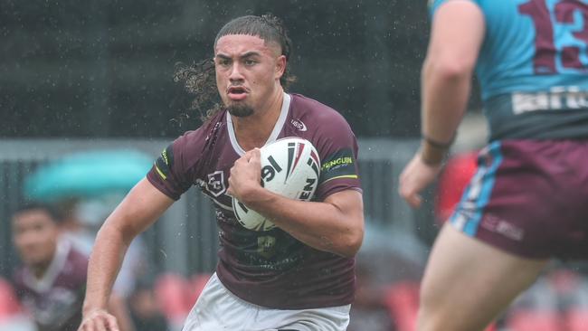 Tupou Francis playing in the Connell Cup Grand Final - he was promoted into the U19 Meninga Cup side. Photos by Stephen Archer