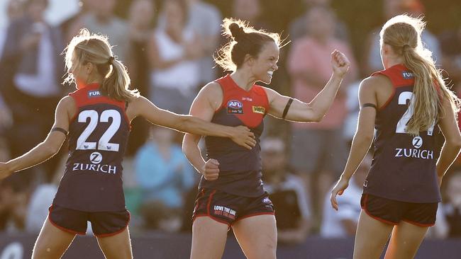 Dees solidify their spot in the top four. Picture: Michael Klein