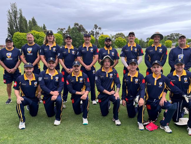 The Central Coast open men's cricket team at the 2023/24 Country Championships in Orange. Picture: Country Cricket NSW