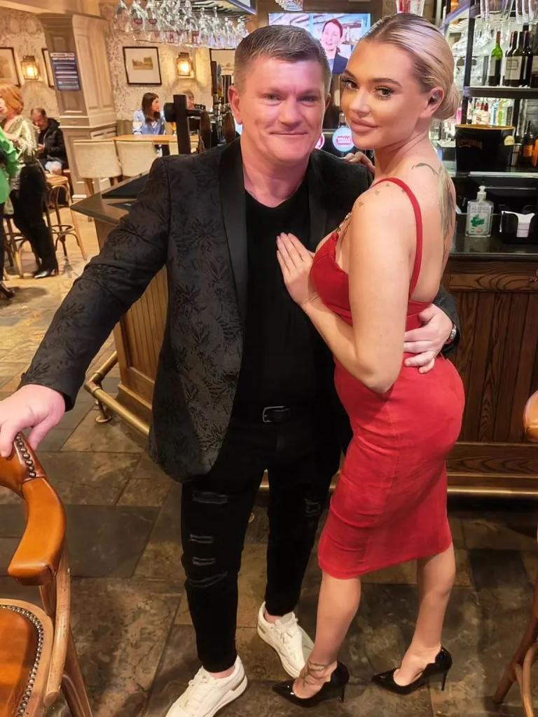 Ricky Hatton and Chelsea Claire