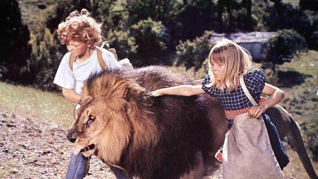 Foster said the lion, which was a reformed circus animal, shook her inside his mouth. Picture: Alamy