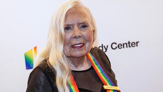 The iconic musician said she “stands in solidarity with Neil Young”. Picture: AFP.