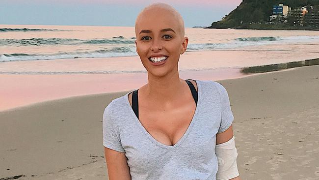 Georgia McLennan has survived a battle with cancer.