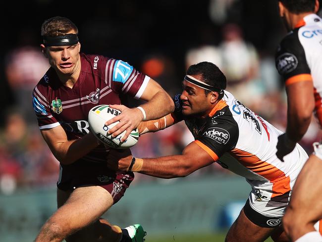 Tom Trbojevic tore Wests Tigers apart. Picture: Phil Hillyard