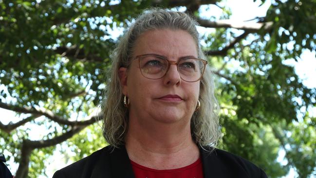 NT Police Commissioner Michael Murphy and Attorney General Marie-Clare Boothby on December 31, 2024. Picture: Zizi Averill.