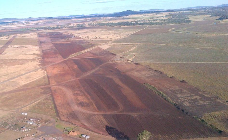 Wagners&#39; Wellcamp Airport under construction. Picture: Contributed