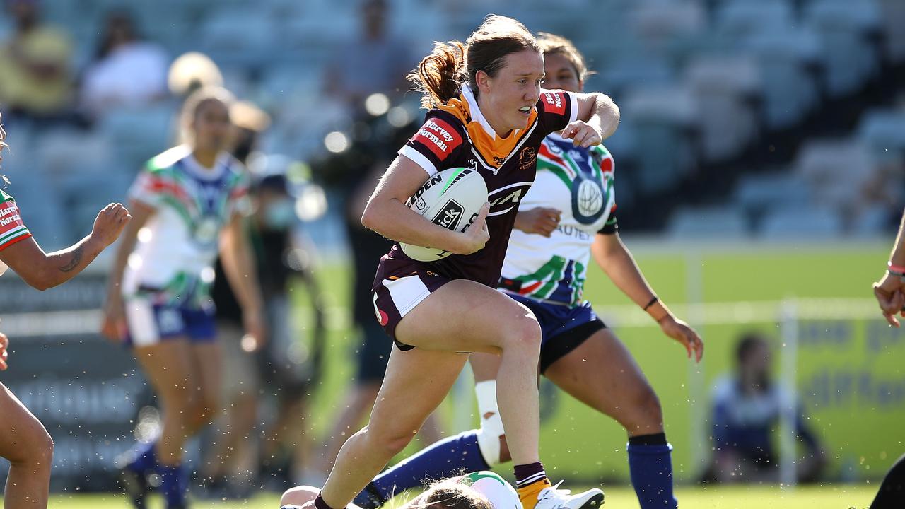 Tamika Upton Brisbane Broncos hat-trick NRLW | The Courier Mail