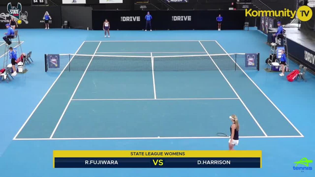 Replay: Tennis SA State League Grand finals Day 3 Rina Fujiwara (The Drive) v Dayna Harrison (Seacliff) Women's singles 4 or doubles