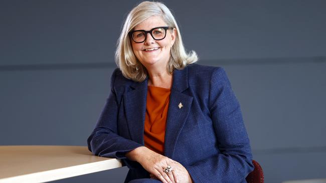 Incoming Governor-General Sam Mostyn. Nothing says common touch like an endorsement from a Sydney Harbour-side socialist. Picture: Richard Dobson