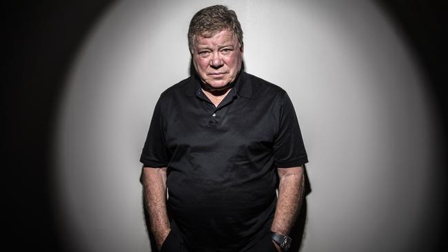 William Shatner is coming to Australia to promote his new book. Picture: Glenn Hunt.