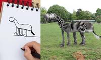 Dad brings his son's drawings to life with hilarious results