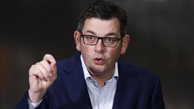 Daniel Andrews may introduce a jab mandate for kids. Picture: Daniel Pockett