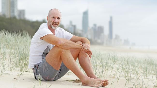 Tony Smith at home on the Gold Coast. Picture: Luke Marsden.