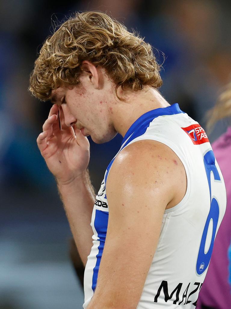 It’s been a rough couple of weeks for Jason Horne-Francis. (Photo by Michael Willson/AFL Photos via Getty Images)